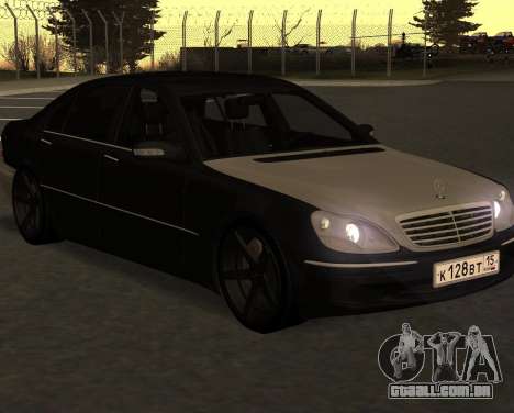 Mercedes S600 W220 JoRick Revazov para GTA San Andreas