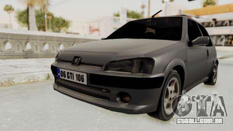 Peugeot 106 GTI Stock para GTA San Andreas