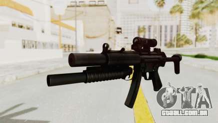 MP5SD with Grenade Launcher para GTA San Andreas