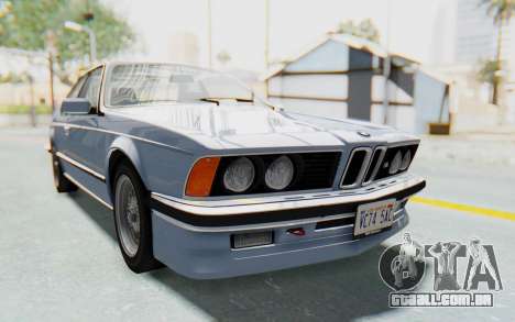 BMW M635 CSi (E24) 1984 IVF PJ1 para GTA San Andreas