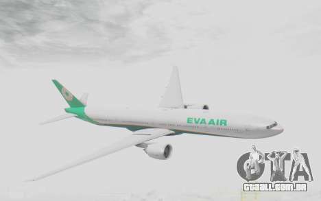 Boeing 777-300ER Eva Air v3 para GTA San Andreas