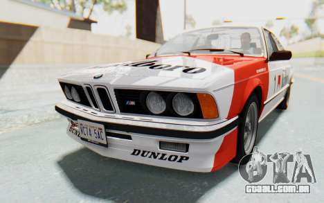 BMW M635 CSi (E24) 1984 IVF PJ1 para GTA San Andreas