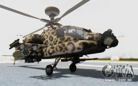AH-64 Apache Leopard para GTA San Andreas