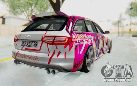 Audi S4 Avant Yurippe Angel Beats Itasha para GTA San Andreas