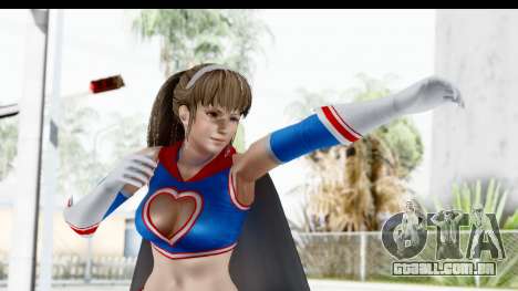 Dead Or Alive 5: LR - Hitomi Fight Force v2 para GTA San Andreas