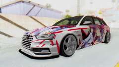 Audi S4 Avant Yurippe Angel Beats Itasha para GTA San Andreas