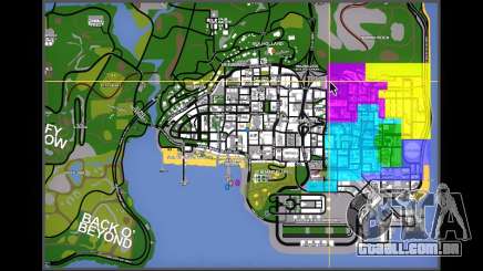 Mapa para SAMP para GTA San Andreas