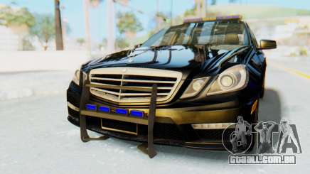 Mercedes-Benz E63 German Police Blue para GTA San Andreas