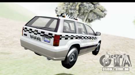 GTA 5 Canis Seminole Taxi Milspec para GTA San Andreas