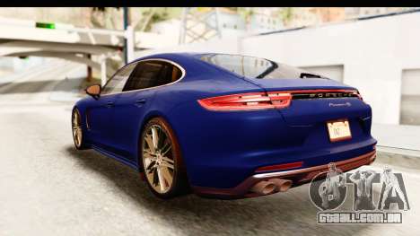 Porsche Panamera 4S 2017 v4 para GTA San Andreas