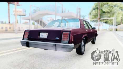 Ford LTD Crown Victoria 1987 para GTA San Andreas