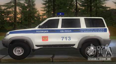 UAZ Patriota da Polícia v1 para GTA San Andreas