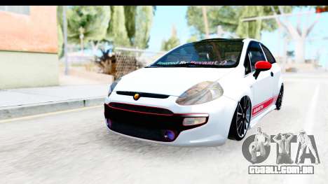 Fiat Punto Abarth para GTA San Andreas