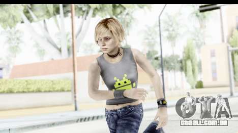 Silent Hill 3 - Heather Sporty Gray Pixel Droid para GTA San Andreas