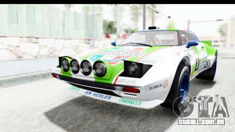 GTA 5 Lampadati Tropos Rallye No Headlights IVF para GTA San Andreas