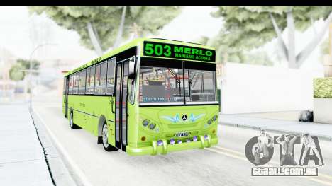 Bus La Favorita Ecotrans para GTA San Andreas