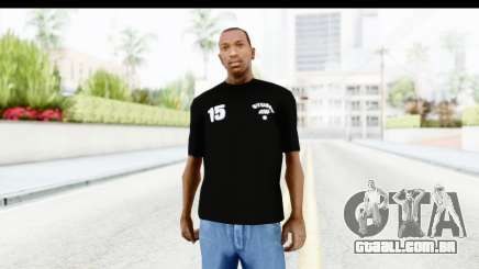 Stussy Black T-Shirt para GTA San Andreas