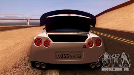 Nissan GT-R R35 para GTA San Andreas