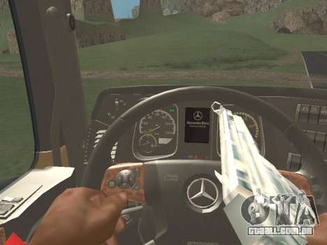 Mercedes-Benz Actros Mp4 4x2 v2.0 Steamspace v2 para GTA San Andreas