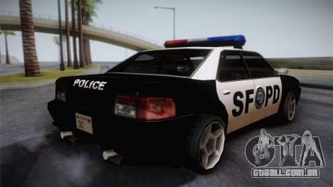 Sultan SFPD para GTA San Andreas