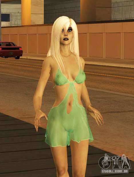 The Punk Dina Green para GTA San Andreas