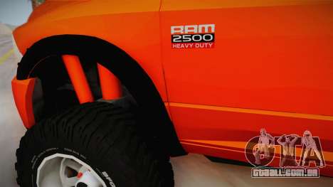 Dodge Ram 2500 Lifted Edition para GTA San Andreas