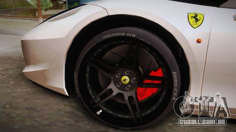 Ferrari 458 Italia para GTA San Andreas