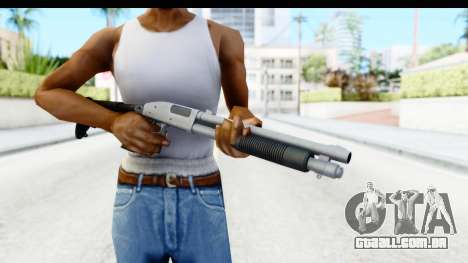 Tactical Mossberg 590A1 Chrome v4 para GTA San Andreas