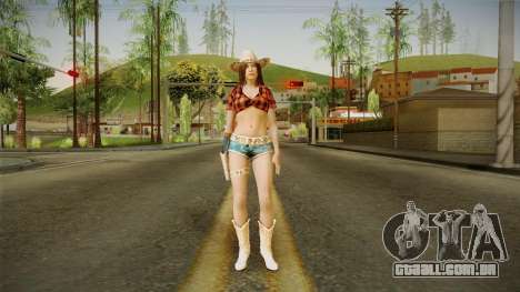 Resident Evil Revelations 2 - Claire Cowgirl para GTA San Andreas