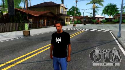T-Shirt Watch Dogs 2 para GTA San Andreas