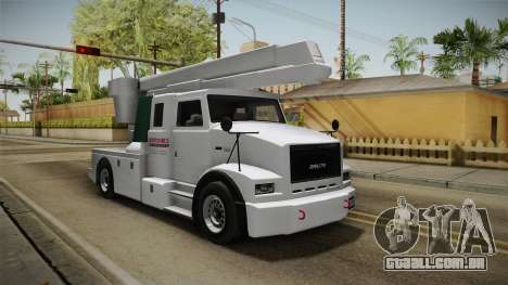 GTA 5 Brute Utility Truck para GTA San Andreas