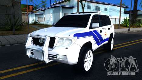 Toyota Land Cruiser Police para GTA San Andreas