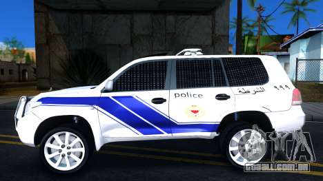 Toyota Land Cruiser Police para GTA San Andreas