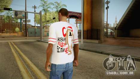 Natal t-shirt para GTA San Andreas