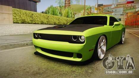 Dodge Challenger Hellcat 2015 para GTA San Andreas