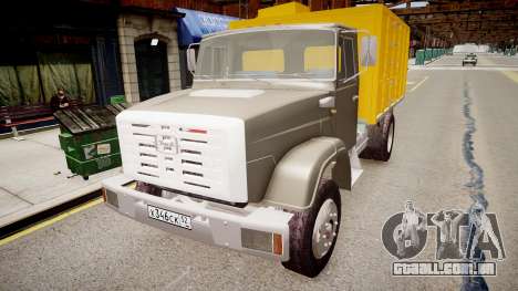ZIL 4331 Caminhão de Lixo para GTA 4