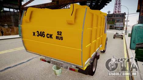 ZIL 4331 Caminhão de Lixo para GTA 4