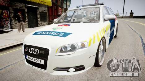 Hungarian Audi Police Car para GTA 4