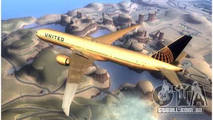 United Airlines Boeing 777-322ER - N58031 para GTA San Andreas