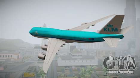 Boeing 747-8i KLM para GTA San Andreas