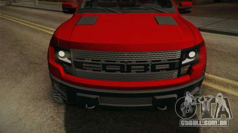 Ford F-150 SVT Raptor Elite 2014 para GTA San Andreas