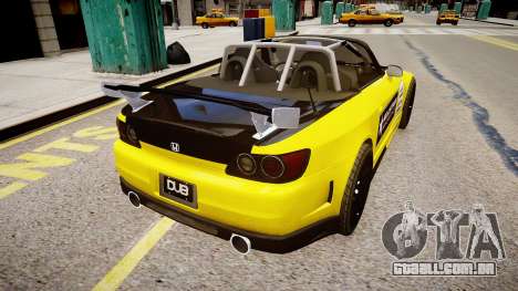 Honda S2000 1998 + Race Vinyl para GTA 4