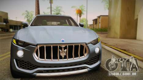 Maserati Levante 2017 para GTA San Andreas