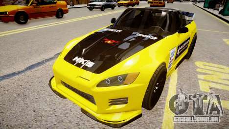 Honda S2000 1998 + Race Vinyl para GTA 4