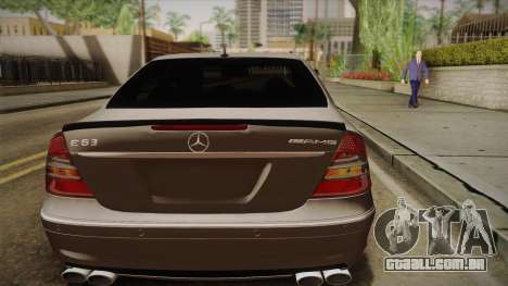 Mercedes-Benz E63 W211 AMG para GTA San Andreas