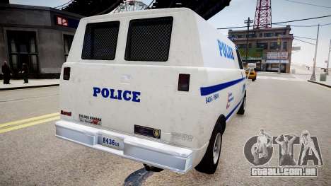 LCPD Declasse Burrito Police Transporter para GTA 4