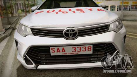Toyota Camry Manila Police para GTA San Andreas