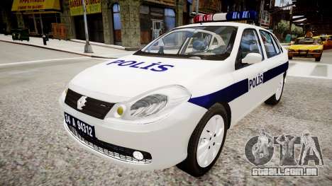 Renault Clio Symbol Police 2011 para GTA 4