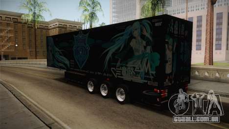 Freightliner Argosy 8x4 Trailer Hatsune Miku para GTA San Andreas