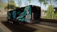 Freightliner Argosy 8x4 Trailer Hatsune Miku para GTA San Andreas